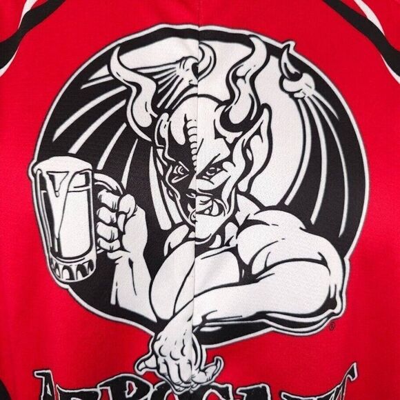 Arrogant Bastard Ale Cycling Jersey Mens Size Large Cyclist Biking Bicycle - Picture 4 of 8